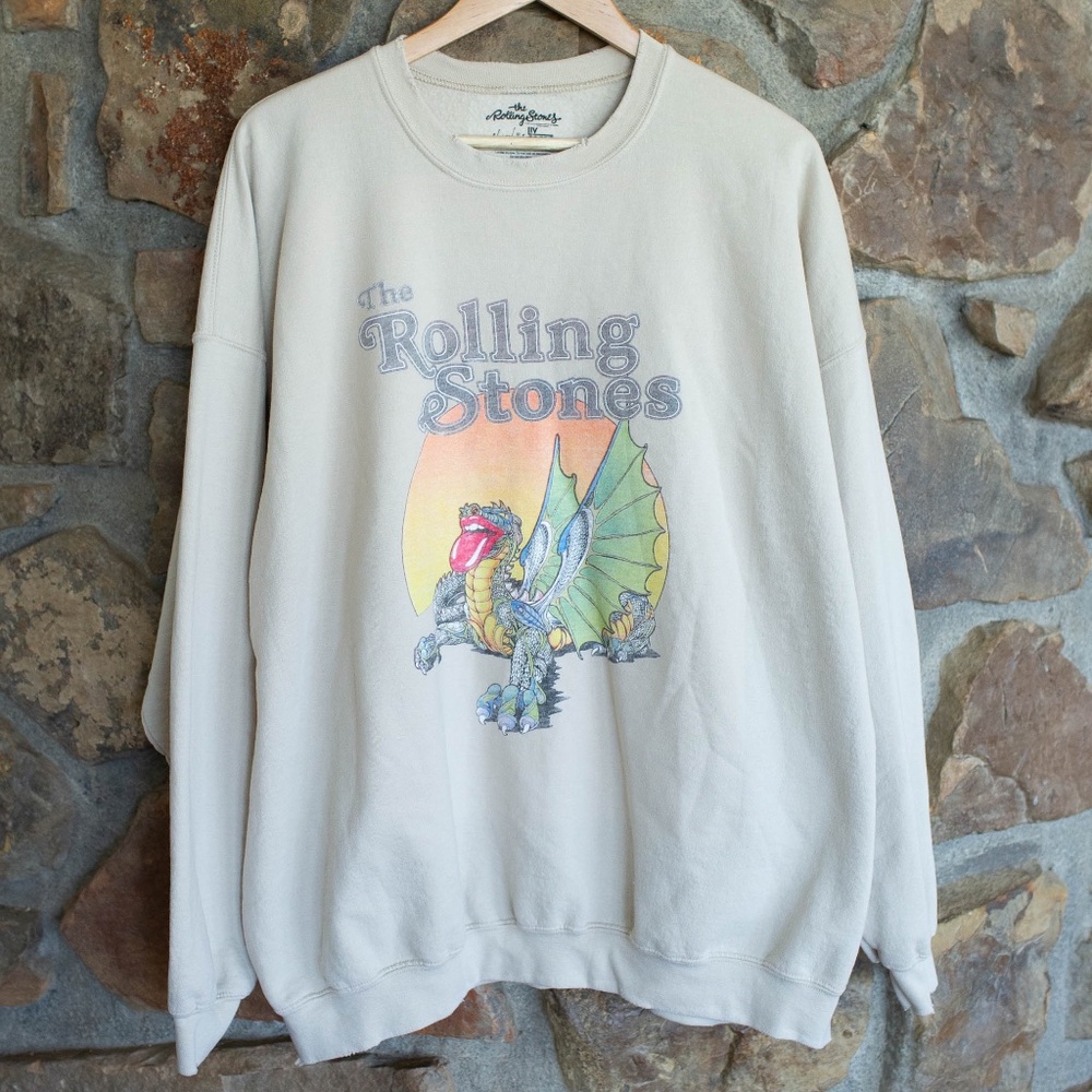 Thrifted By LivyLu Rolling Stones Sweatshirt Sz.XL NWT
